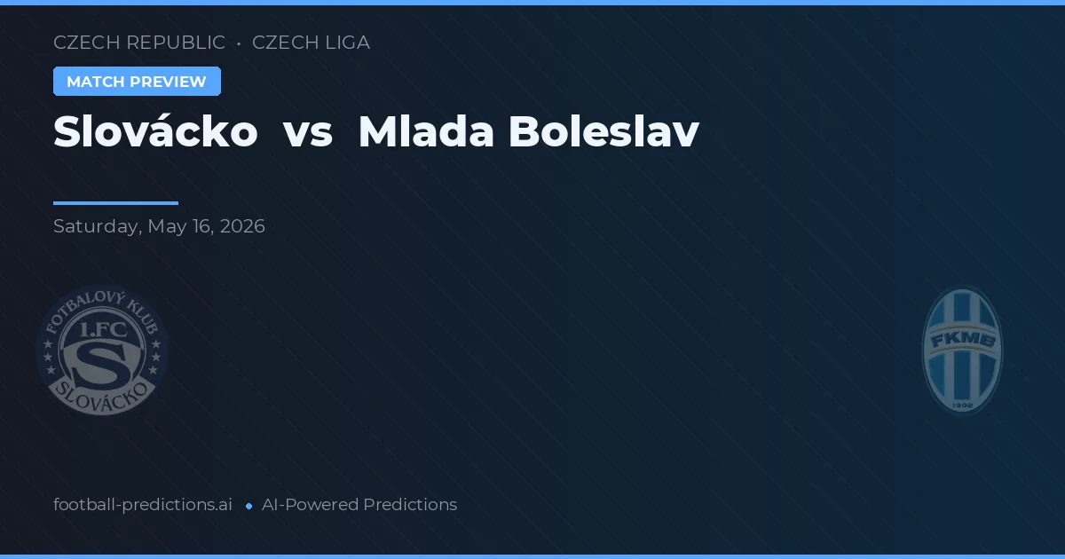 Slovácko vs Mladá Boleslav — předpověď a náhled zápasu