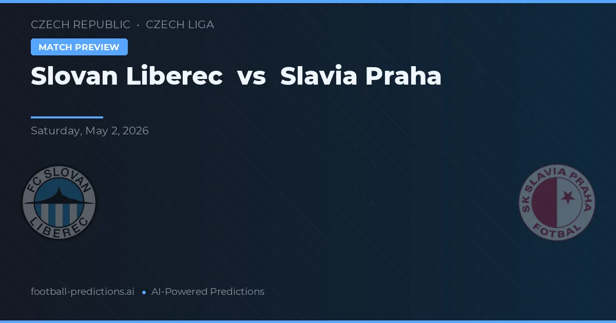 Slovan Liberec vs Slavia Praha — předpověď a náhled zápasu