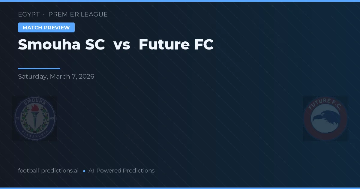 Smouha SC vs Future FC — předpověď a náhled zápasu