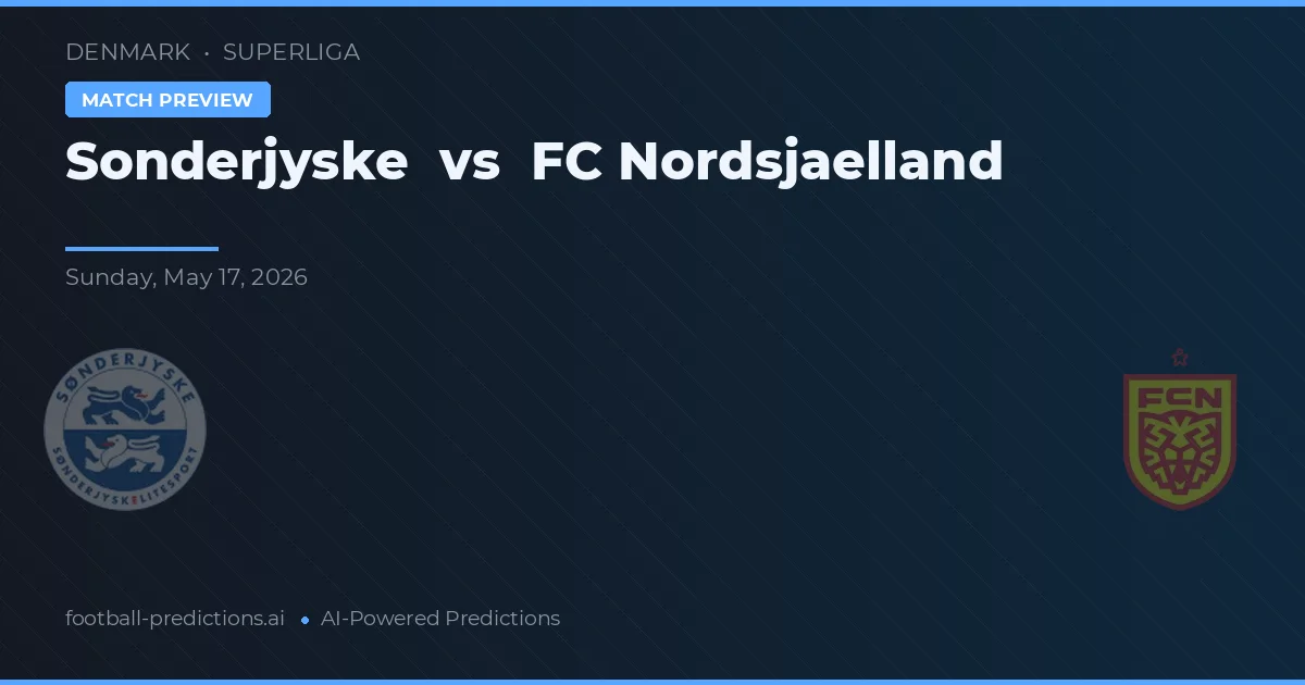 SønderjyskE vs FC Nordsjælland — předpověď a náhled zápasu