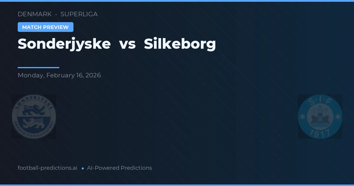 SønderjyskE vs Silkeborg — předpověď a náhled zápasu
