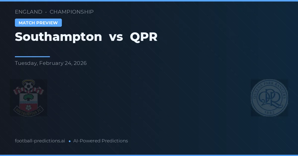 Southampton vs QPR — předpověď a náhled zápasu