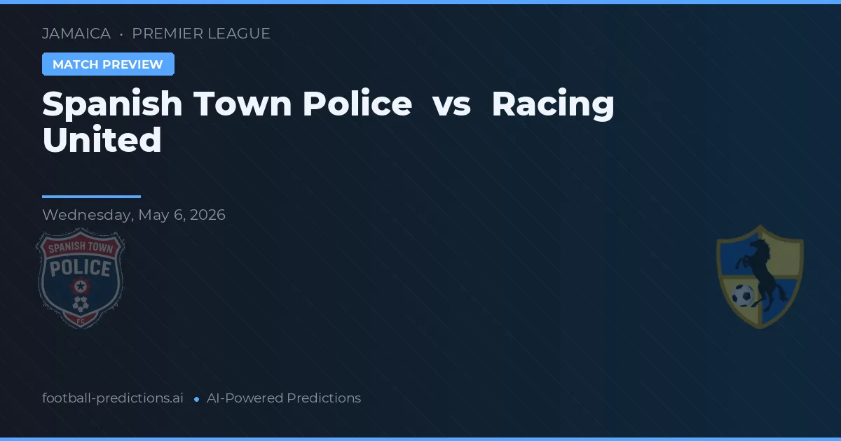 Policie města Španělsko vs Racing United — předpověď a náhled zápasu