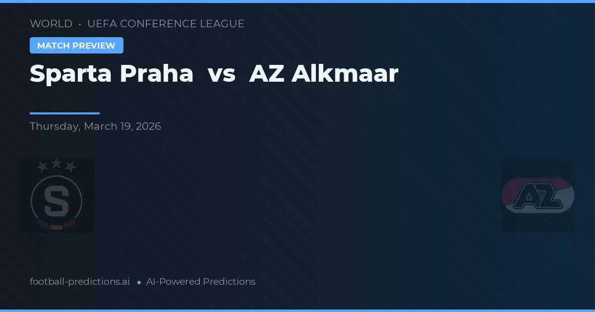 Sparta Praha vs AZ Alkmaar — předpověď a náhled zápasu