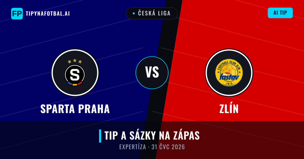Sparta Praha vs Zlín — předpověď a náhled zápasu