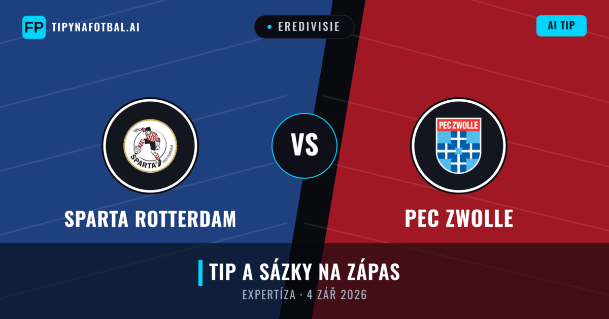 Sparta Rotterdam vs PEC Zwolle — předpověď a náhled zápasu