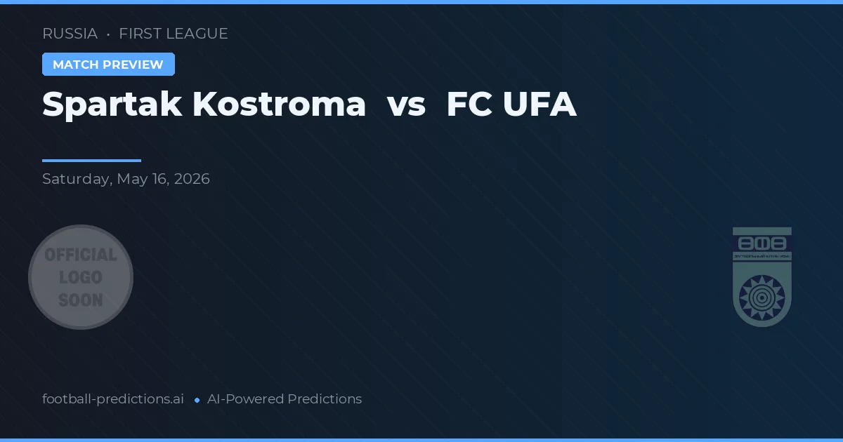 Spartak Kostroma vs FC UFA — předpověď a náhled zápasu