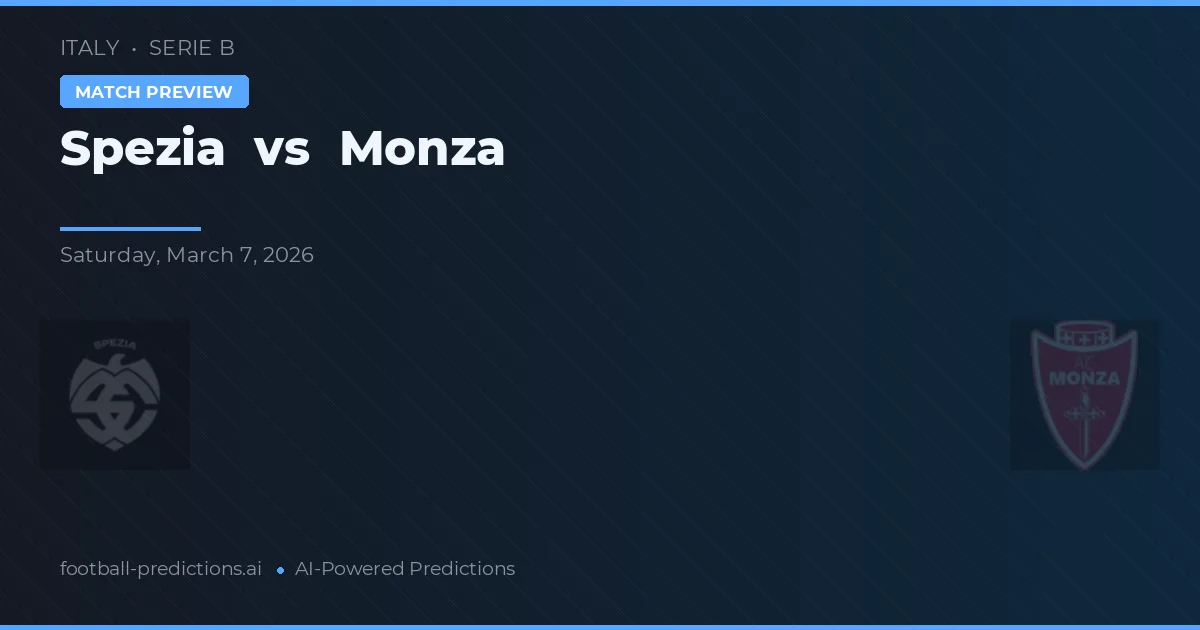 Spezia vs Monza — předpověď a náhled zápasu