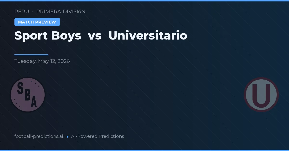Sport Boys vs Universitario — předpověď a náhled zápasu