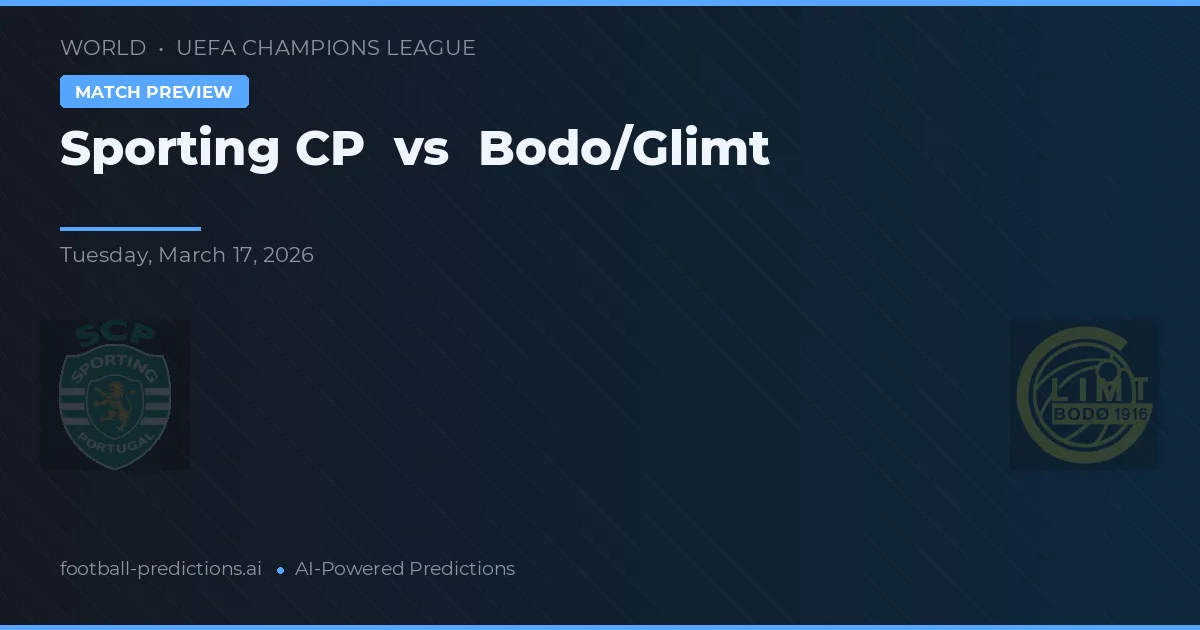 Sporting CP vs Bodø/Glimt — předpověď a náhled zápasu