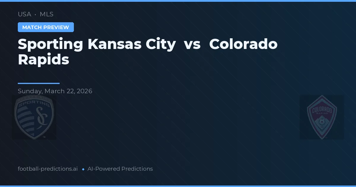 Sporting Kansas City vs Colorado Rapids — předpověď a náhled zápasu