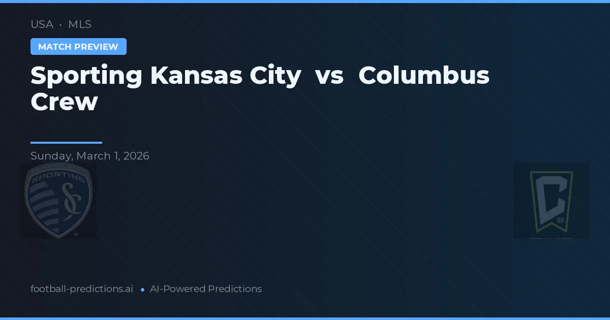 Sporting Kansas City vs Columbus Crew — předpověď a náhled zápasu