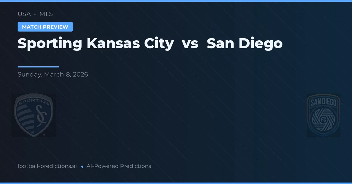 Sporting Kansas City vs San Diego — předpověď a náhled zápasu