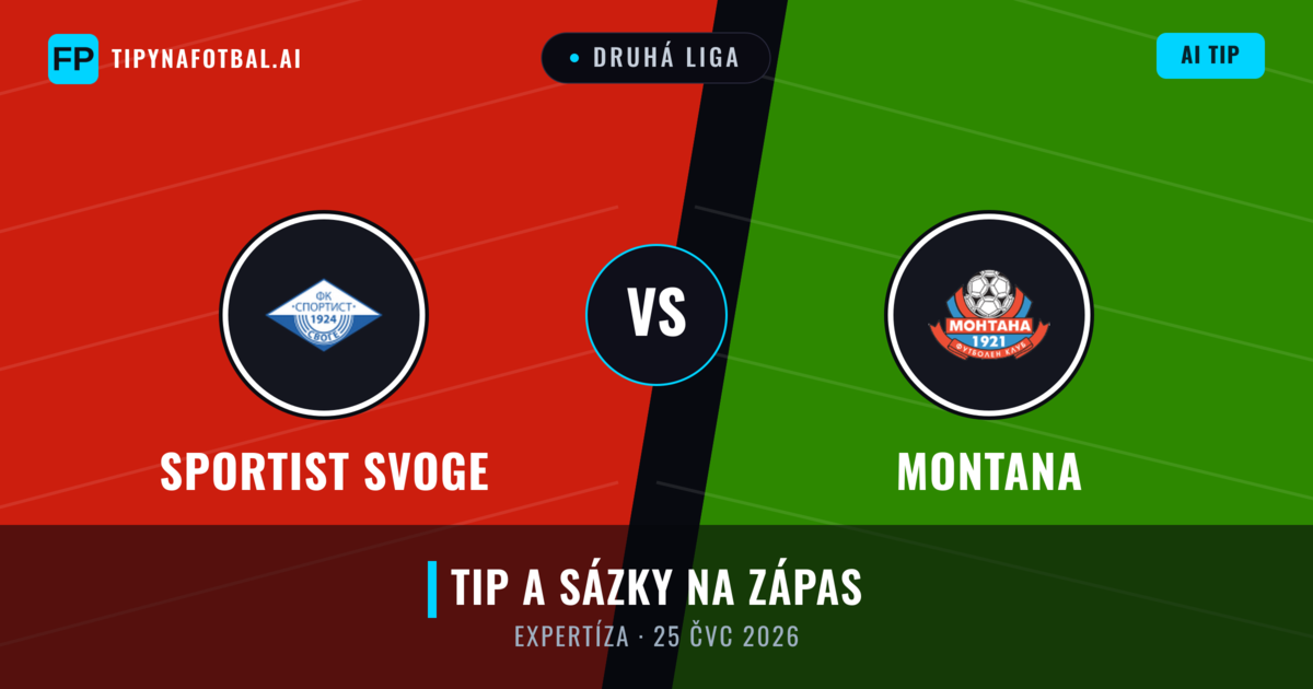 Sportist Svoge vs Montana — předpověď a náhled zápasu