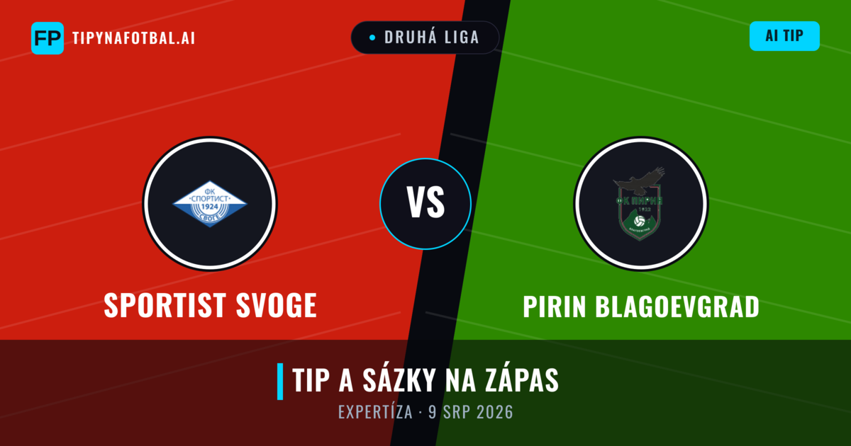 Sportist Svoge vs Pirin Blagoevgrad — předpověď a náhled zápasu