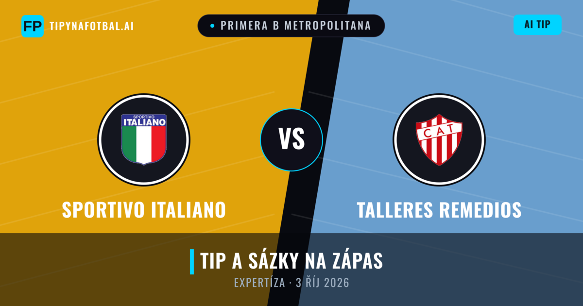 Sportivo Italiano vs Talleres Remedios — předpověď a náhled zápasu