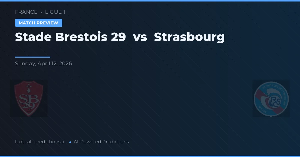 Stade Brestois 29 vs Strasbourg — předpověď a náhled zápasu
