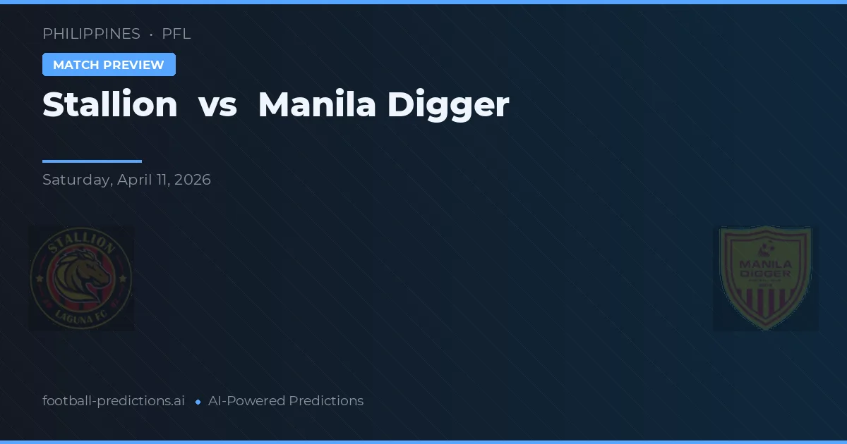 Stallion vs Manila Digger — předpověď a náhled zápasu