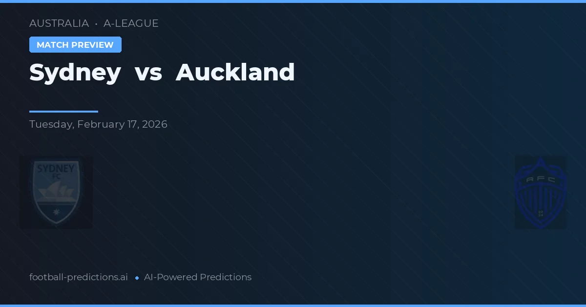 Sydney vs Auckland — předpověď a náhled zápasu