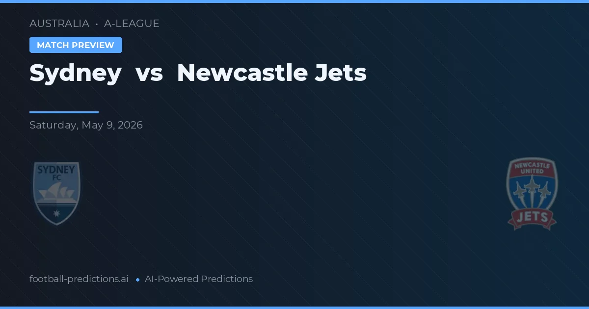Sydney vs Newcastle Jets — předpověď a náhled zápasu