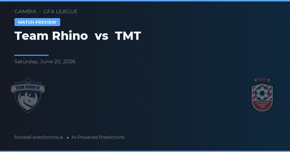 Team Rhino vs TMT — předpověď a náhled zápasu