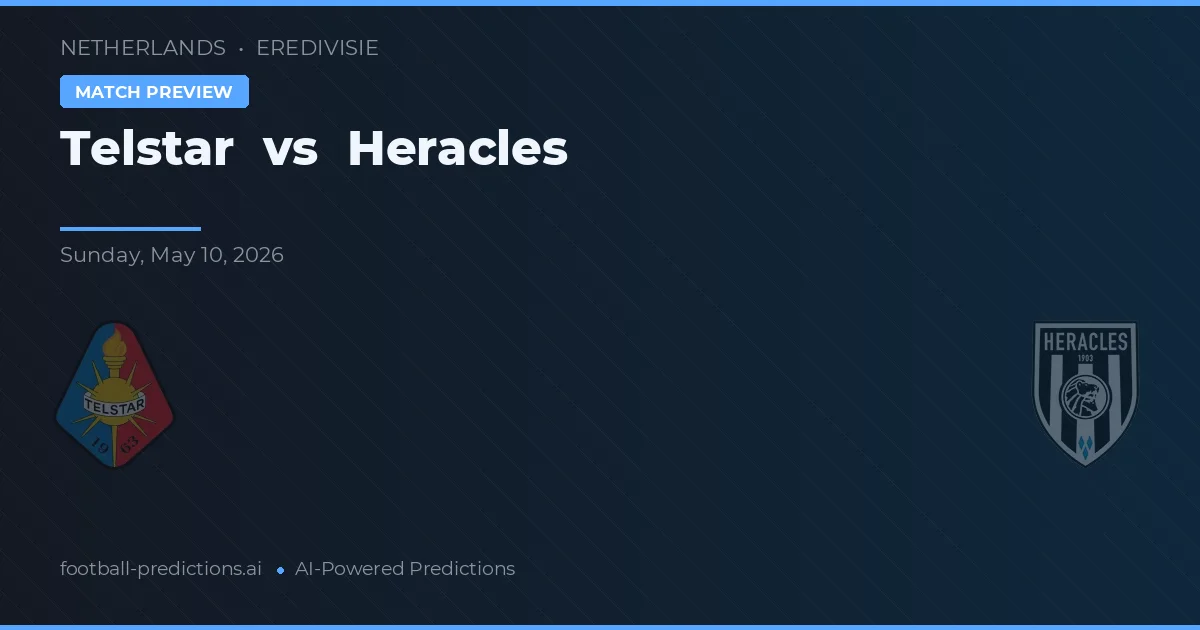 Telstar vs Heracles — předpověď a náhled zápasu