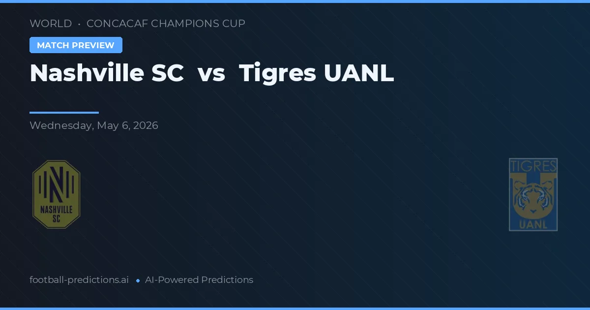 Nashville SC vs Tigres UANL — předpověď a náhled zápasu
