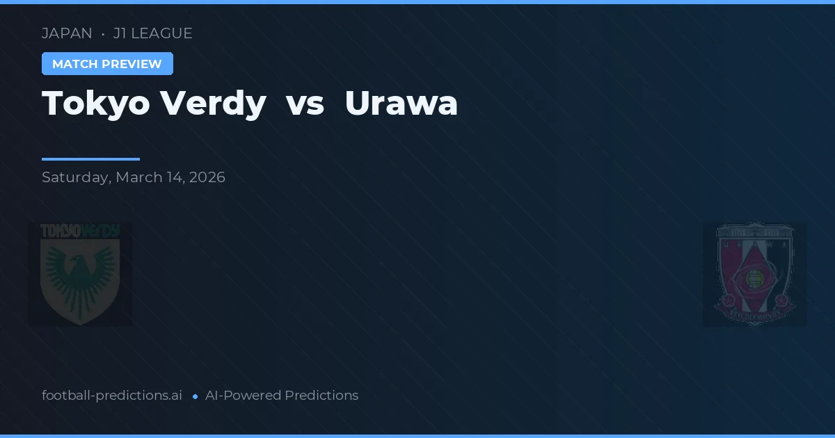 Tokio Verdy vs Urawa Reds — předpověď a náhled zápasu