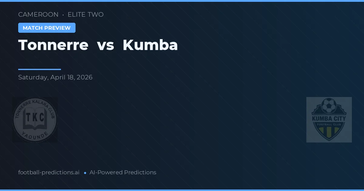Tonnerre vs Kumba — předpověď a náhled zápasu
