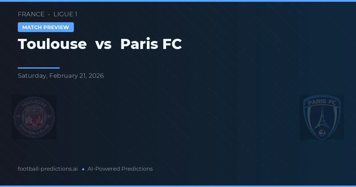 Toulouse vs Paris FC — předpověď a náhled zápasu