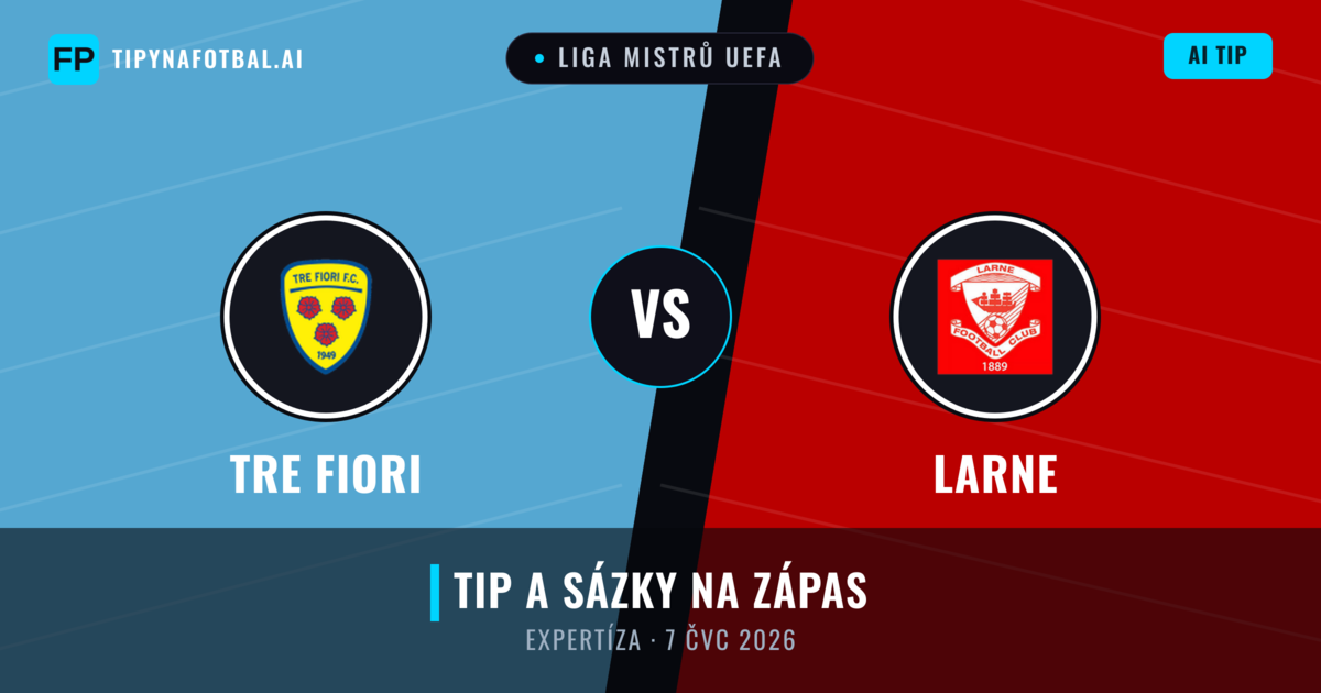 Tre Fiori vs Larne — předpověď a náhled zápasu
