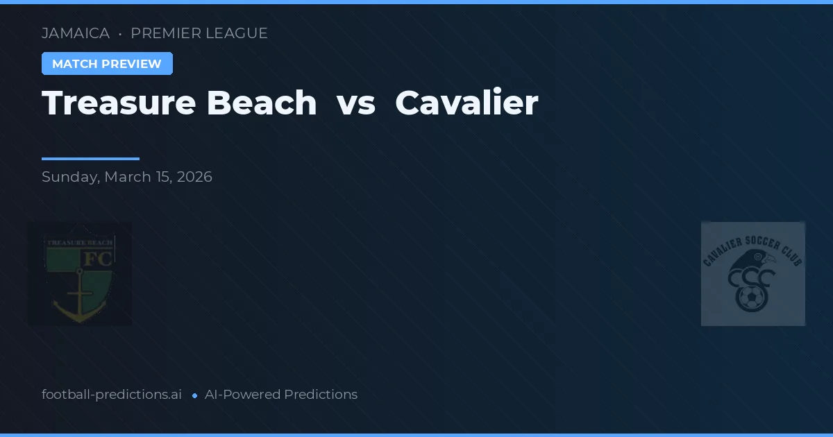 Treasure Beach vs Cavalier — předpověď a náhled zápasu