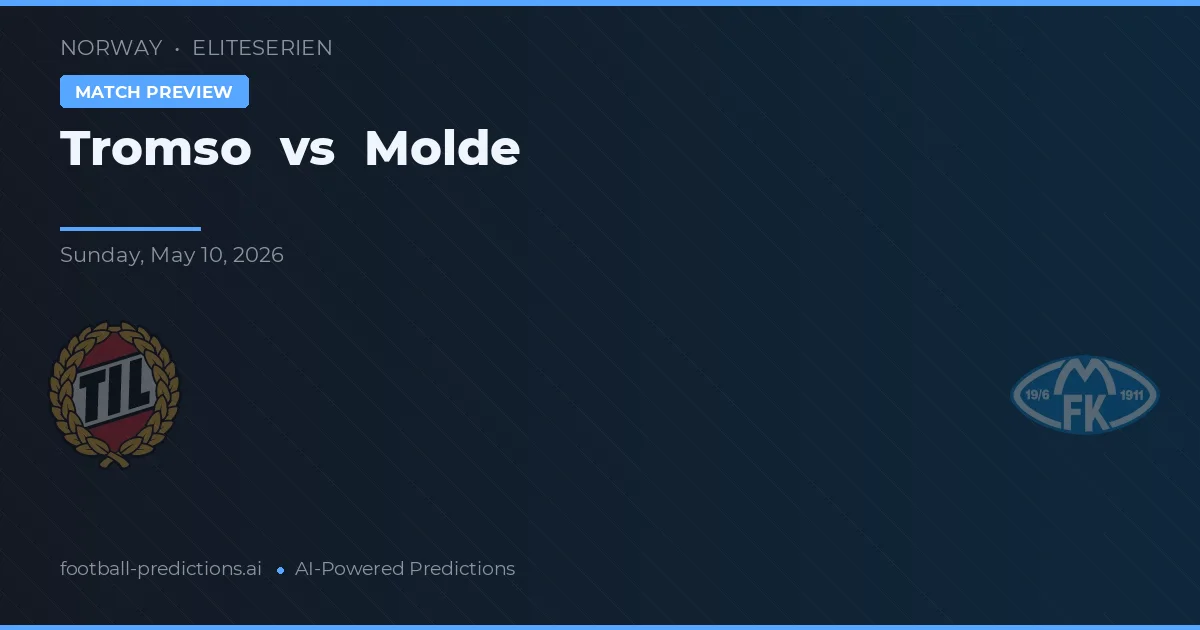Tromsø vs Molde — předpověď a náhled zápasu