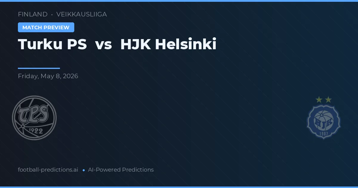 Turku PS vs HJK Helsinki — předpověď a náhled zápasu