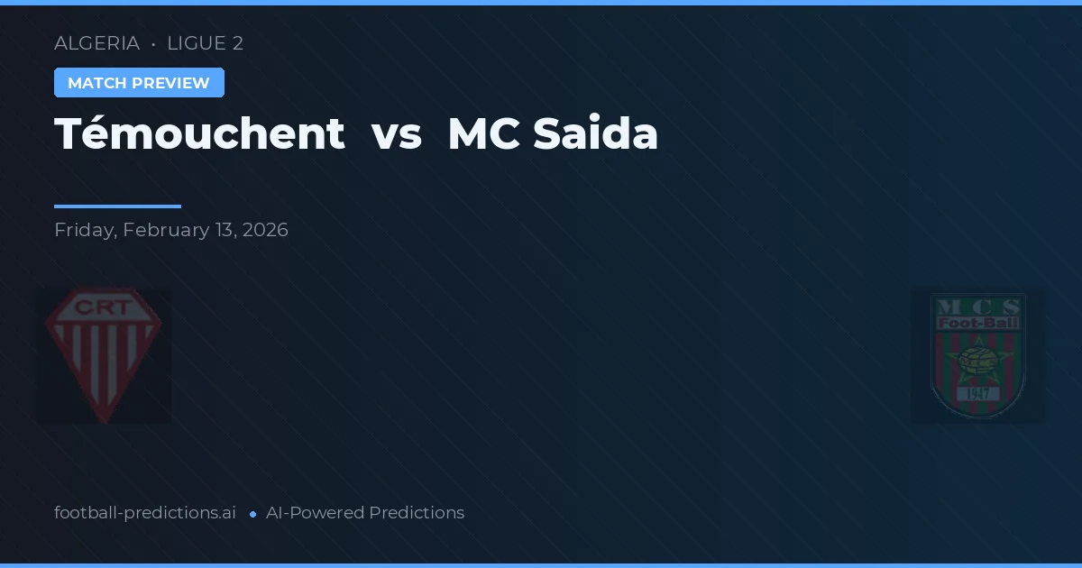 Témouchent vs MC Sétif — předpověď a náhled zápasu