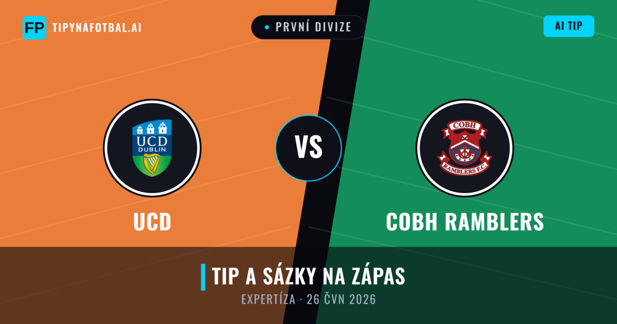 UCD vs Cobh Ramblers — předpověď a náhled zápasu