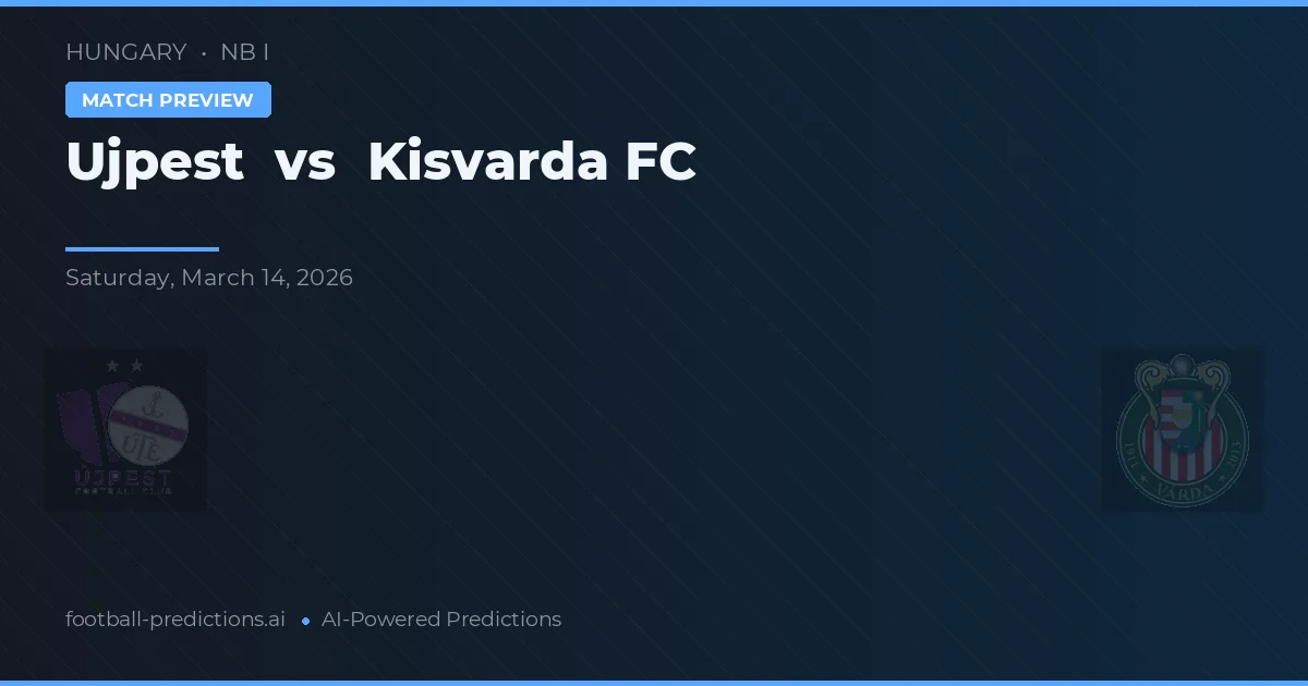 Ujpest vs Kisvárda FC — předpověď a náhled zápasu