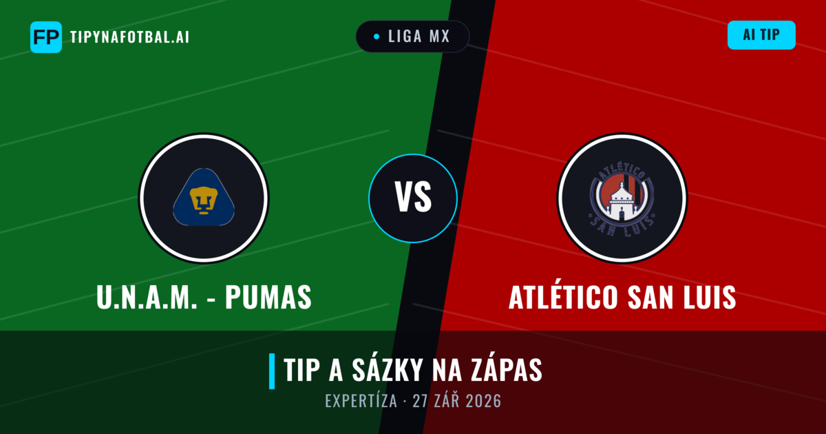 U.N.A.M. - Pumas vs Atlético San Luis — předpověď a náhled zápasu