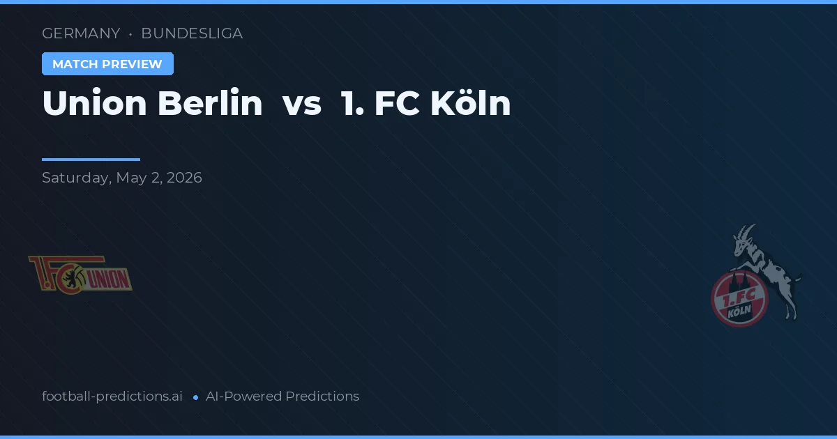 Union Berlín vs 1. FC Kolín preview