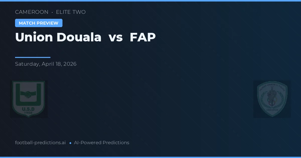 Union Douala vs FAP — předpověď a náhled zápasu