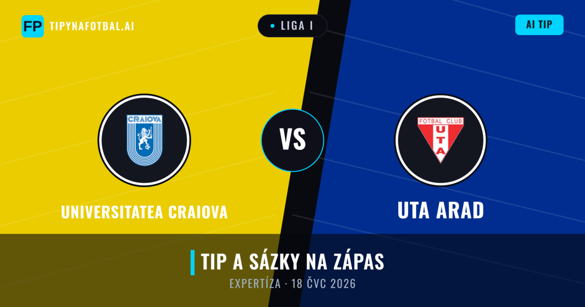 Universitatea Craiova vs UTA Arad — předpověď a náhled zápasu