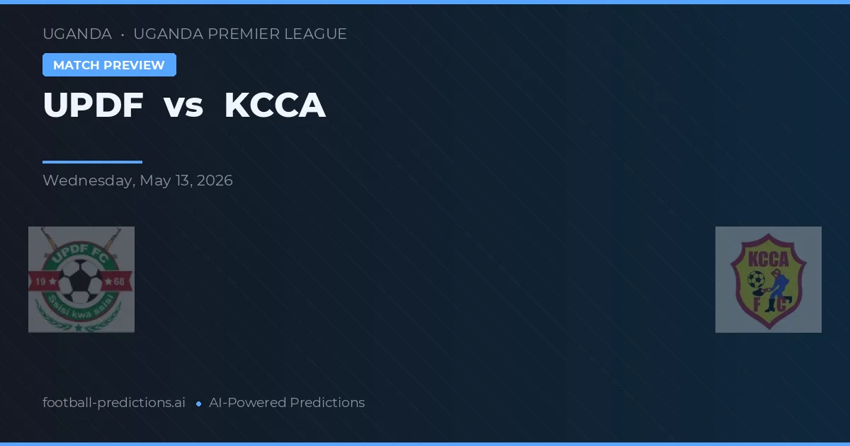 UPDF vs KCCA — předpověď a náhled zápasu