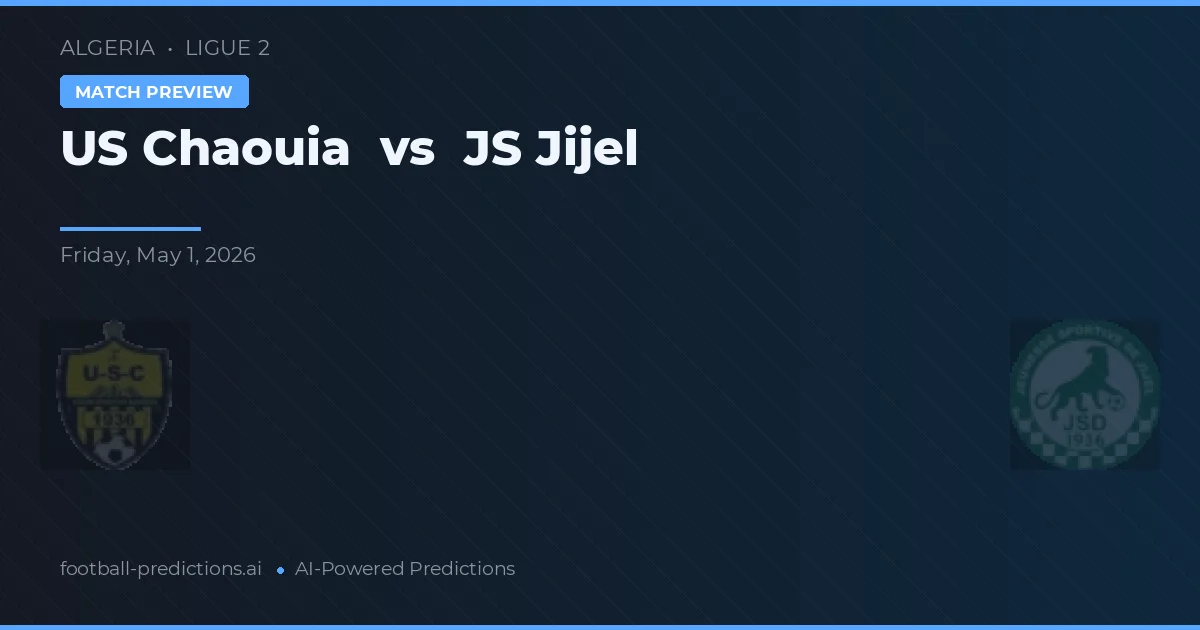 US Chaouia vs JS Jijel — předpověď a náhled zápasu