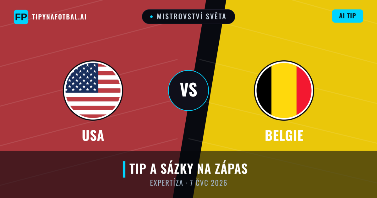 USA vs Belgie — předpověď a náhled zápasu