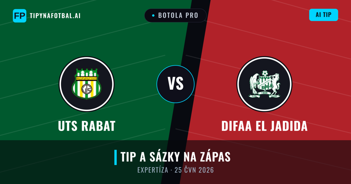 UTS Rabat vs Difaa EL Jadida — předpověď a náhled zápasu