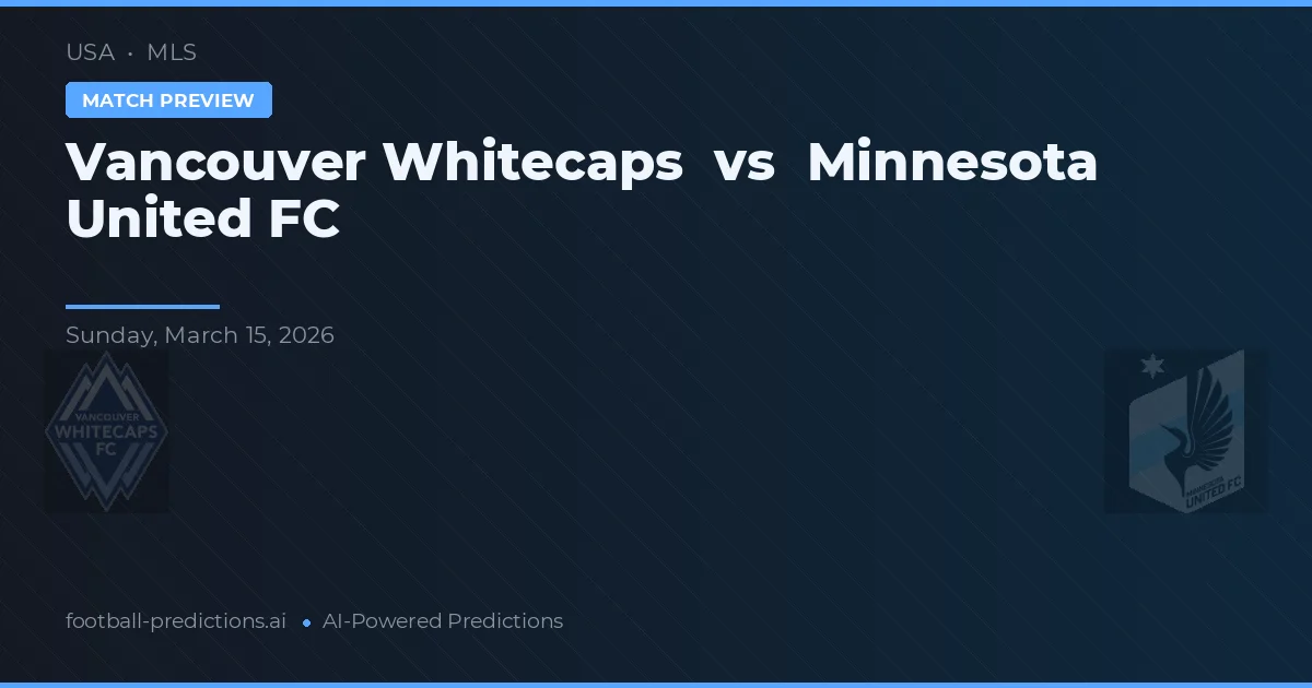 Vancouver Whitecaps vs Minnesota United FC — předpověď a náhled zápasu