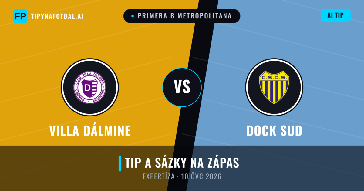 Villa Dálmine vs Dock Sud — předpověď a náhled zápasu