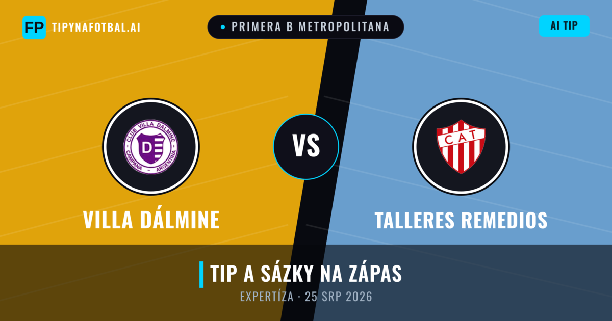 Villa Dálmine vs Talleres Remedios — předpověď a náhled zápasu
