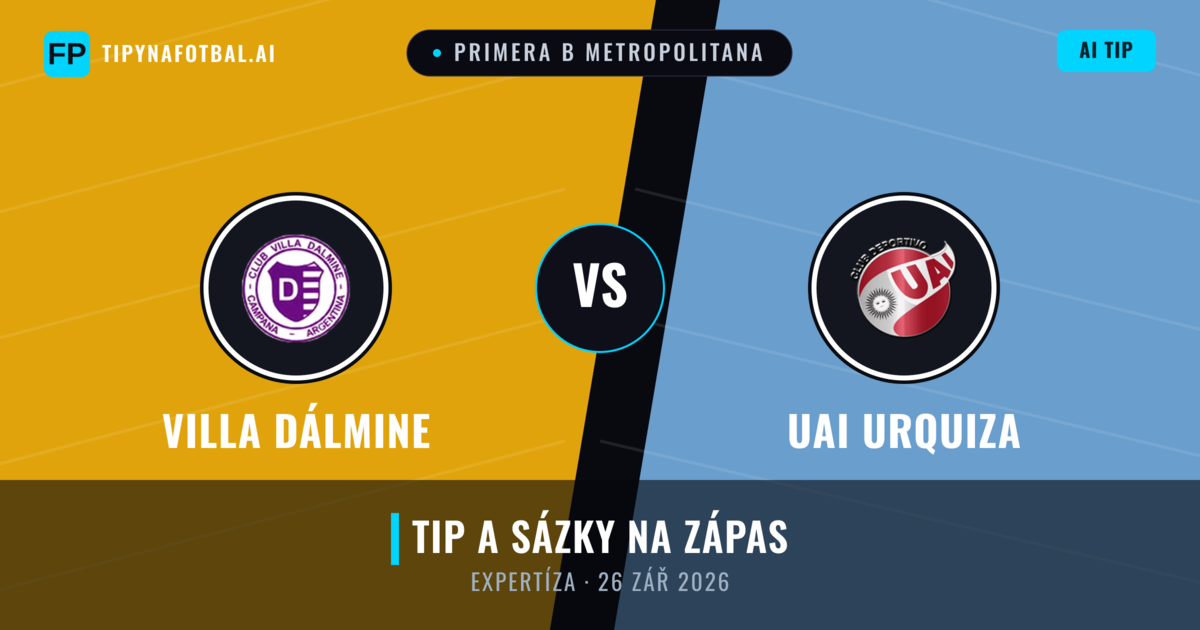 Villa Dálmine vs UAI Urquiza — předpověď a náhled zápasu