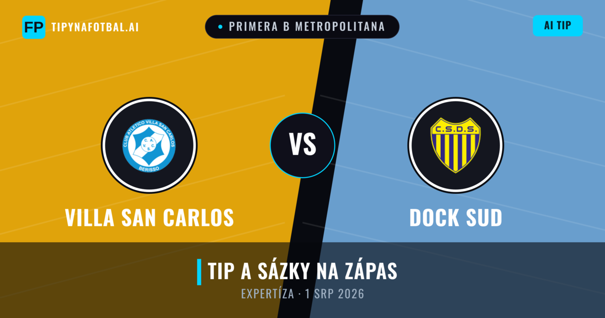 Villa San Carlos vs Dock Sud — předpověď a náhled zápasu